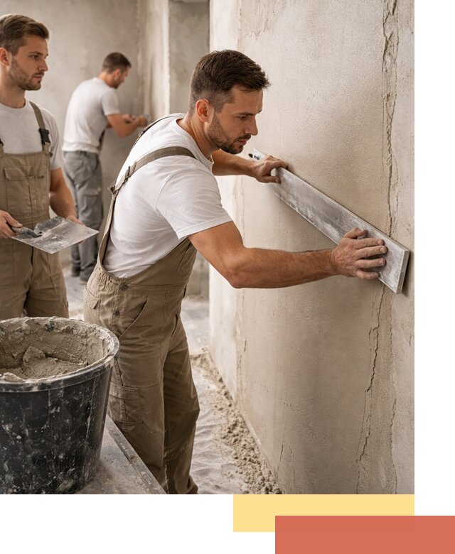 Штукатурка стен без маяков в Шадринске быстро и качественно