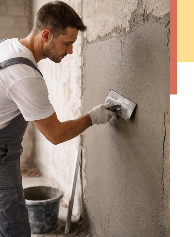 Штукатурка стен под плитку в Шадринске от 4343 руб./м2 — выравнивание под плитку | ОТДЕЛОЧНИК-Шдр