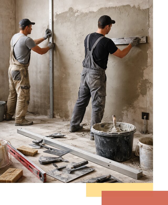 Профессиональная штукатурка стен под плитку в Шадринске