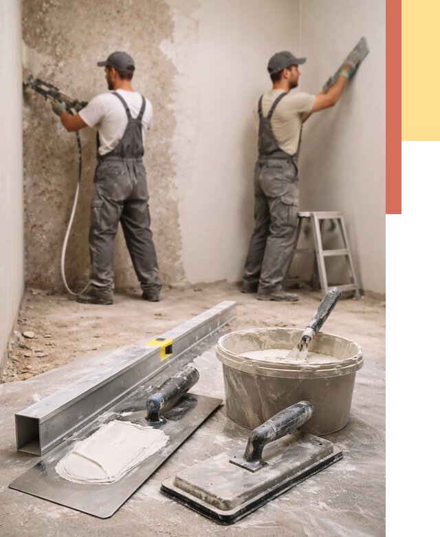 Штукатурка стен под обои в Шадринске от 4653 руб./м2 — выравнивание под обои | ОТДЕЛОЧНИК-Шдр