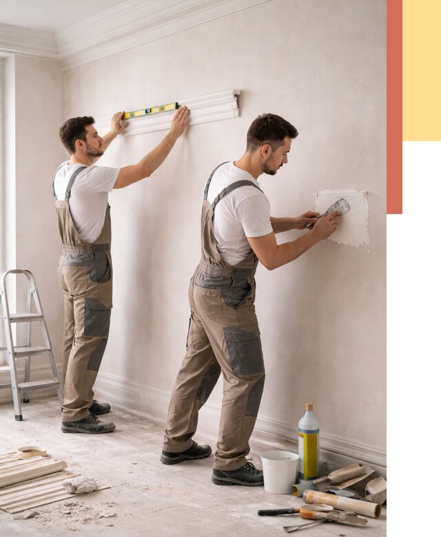 Монтаж лепнины на стены в Шадринске от 4653 руб. — недорого, быстро | ОТДЕЛОЧНИК-Шдр