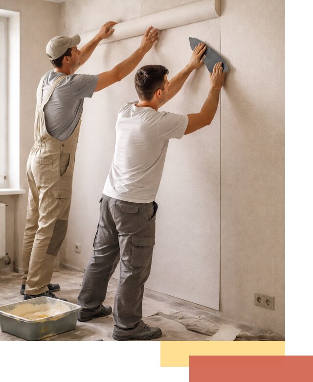 Поклейка виниловых обоев в Шадринске профессионально и качественно