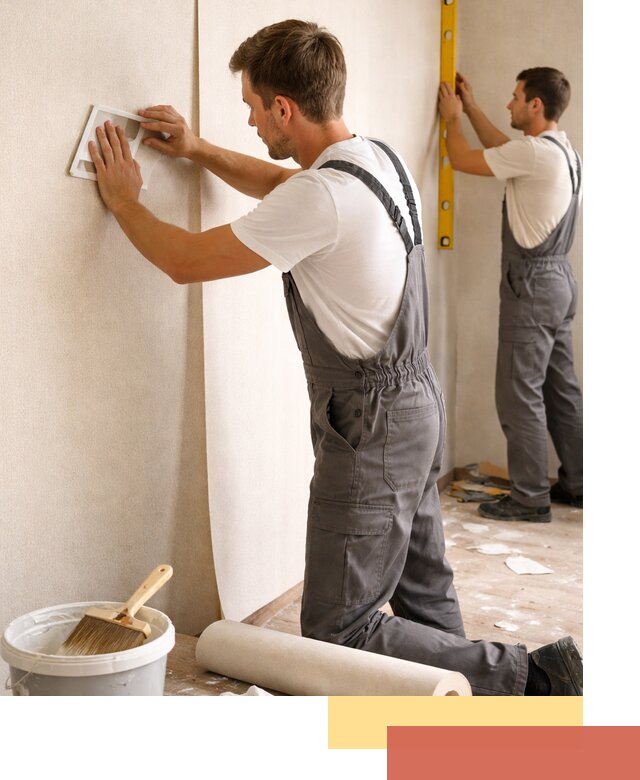 Поклейка бумажных обоев в Шадринске качественно и недорого