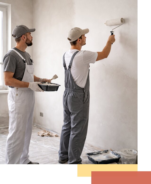 Покраска стен водоэмульсионной краской в Шадринске