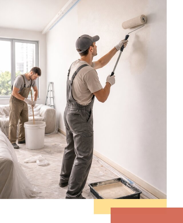 Покраска стен в офисе в Шадринске — быстрый и качественный ремонт