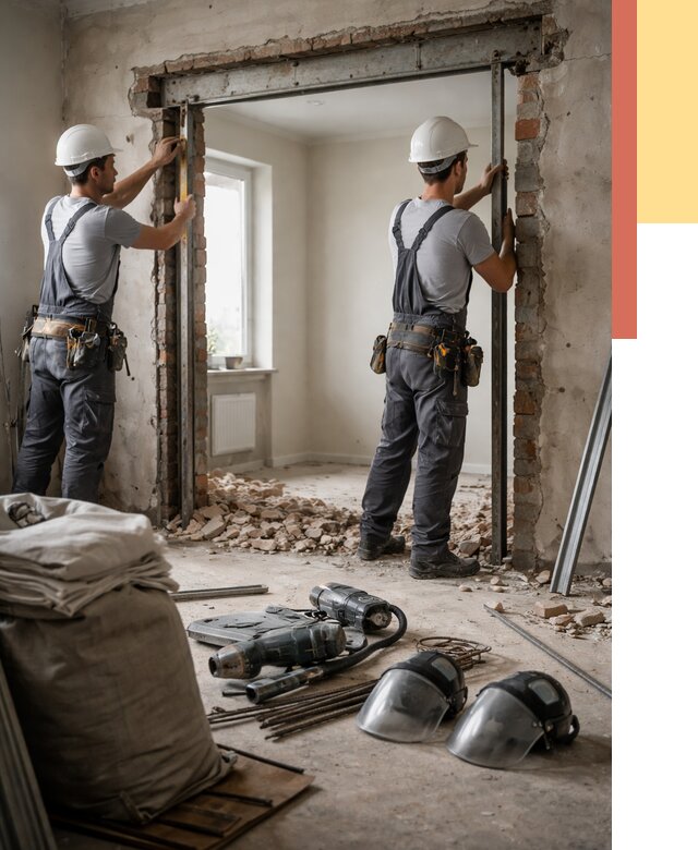 Расширение дверного проема в Шадринске от 12926 руб. под ключ | ОТДЕЛОЧНИК-Шдр