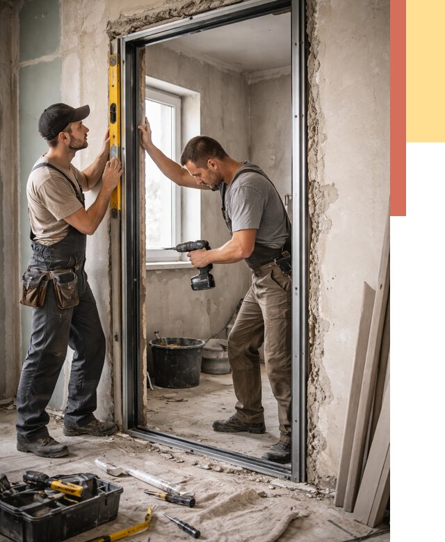 Закладка дверного проема в Шадринске от 3619 руб. — быстро и недорого | ОТДЕЛОЧНИК-Шдр