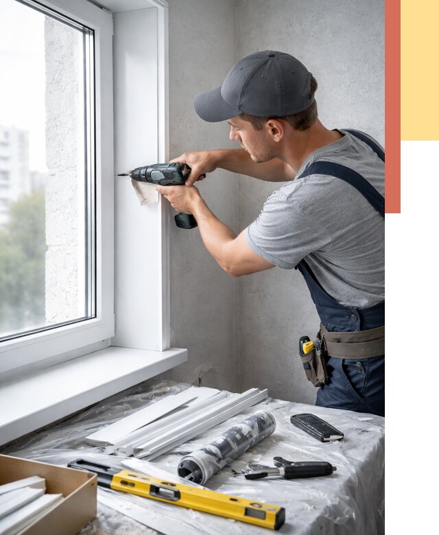 Установка пластиковых откосов в Шадринске от 2327 руб. | ОТДЕЛОЧНИК-Шдр монтаж, быстро и недорого