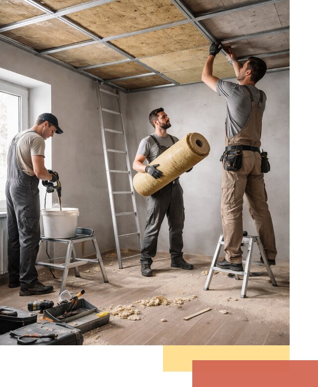 Шумоизоляция потолка в Шадринске: профессиональный монтаж и отделка