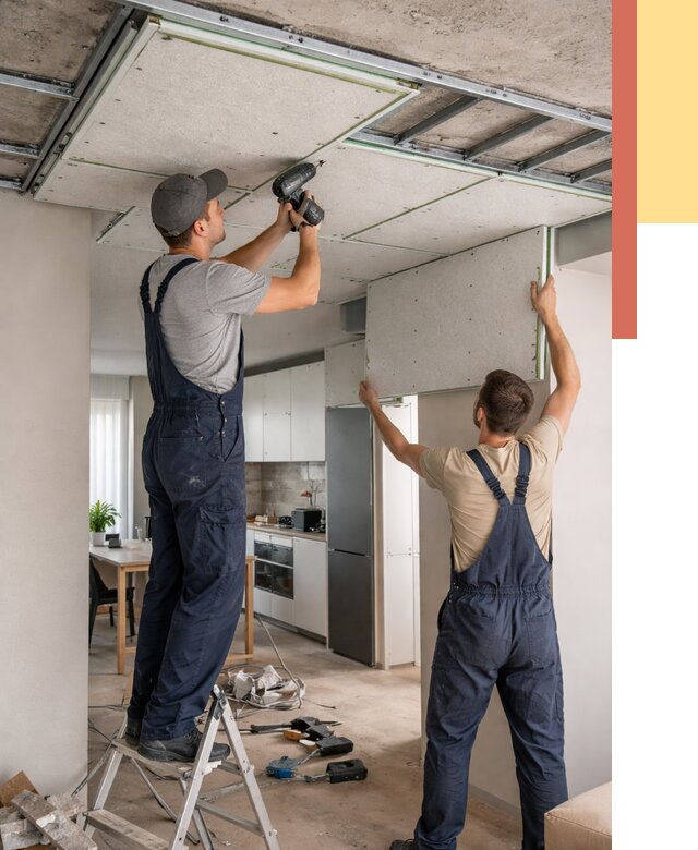 Шумоизоляция потолка панелями зипс в Шадринске от 1913 руб. под ключ | ОТДЕЛОЧНИК-Шдр